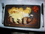 Flskfil p planka beansss & potatismos