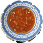 tomatsoppa med champinjoner och grnsaker